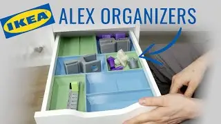 Custom 3D printed IKEA Alex organizers!