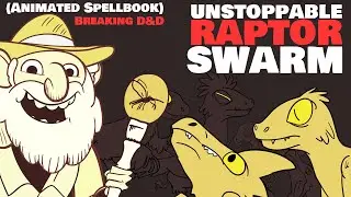 (animated spellbook) BREAKING D&D WITH RAPTORS 