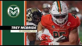 Trey McBride (TE Colorado State) vs Vanderbilt 2021
