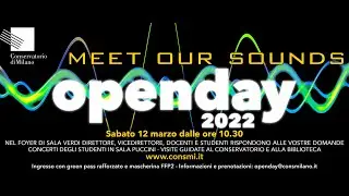 OPEN DAY 2022 - MEET OUR SOUNDS