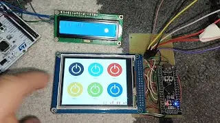 NRF24L01 STM32 SEND RECEIVE ILI9341 STM32F401CU6 STM32F446 I2C LCD TFT GPIO