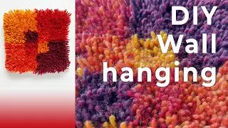 Creating a yarn wall hanging
