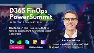 How to export your FinOps data to ADLS Gen2 and query it with Azure Synapse - FinOps 2021