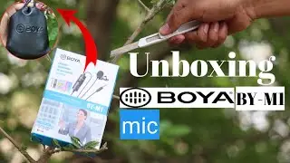 Boya by m1 mic Unboxing | BOYA BY M1 MICROPHONE | under 1000 mic| best budget mic | boya mic