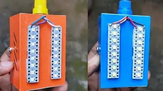 How To Make A Powerful Rechargeable Emergency Charger Light At Home #shorts