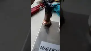 9kw Plakalı Eşanjöre bakır boru kaynagı
