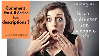 présenter son scénario leçon 11 : les descriptions