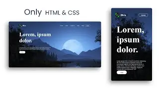 how to make website using html and css |HOME PAGE  |Speed Code