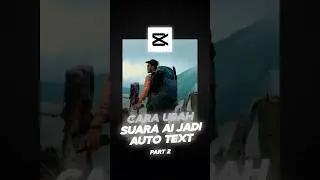 Cara ubah Suara AI jadi Auto Teks di CapCut