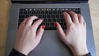 Keyboard typing MacBook Pro 16 inch 2020 normal & fast sound effect stereo HQ 96kHz