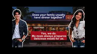 English Conversation Practice 👨‍👩‍👧‍👦 Family Conversation