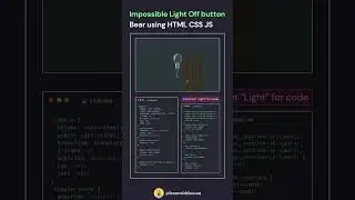 Animation Impossible Light Bulb | Animated bulb using css animation | CodeMinds