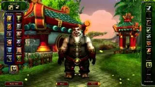 [WoW] Mists of Pandaria Beta - Character Creation Screen w/ Commentary
