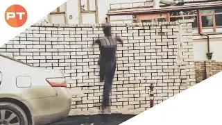 Обучение: Валл ран (забег на стену) (Parkour Tricks)