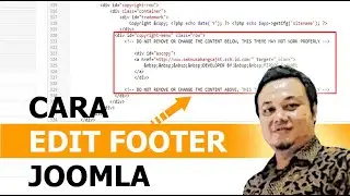 Cara Membuat Website Berbasis Joomla: Cara Mudah Edit Footer Pada Tamplate Joomla #22