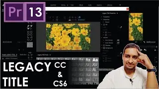 How To Use Legacy Title in Premier Pro   Legacy Title in Premier Pro CC | in Hindi | 2022