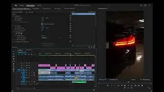 Editing car video bmw 530d 2018 | Premiere Pro