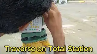 How to do a traverse with a total station - SURVEYING TRAINING  #totalstation #surveying #gps