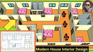 Modern House interior design || House 3D design || Ghar ka naksha