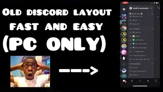 How to get the old discord ui (PC NEEDED)