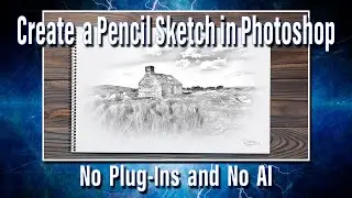 Pencil Sketch in Adobe Photoshop - (No Plug-Ins and No AI)