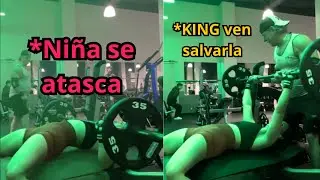 EL LA SALVÓ EN EL GIMNASIO