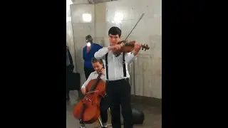 Игра престолов - музыка в метро (ЧЕХОВСКАЯ)