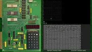 6502 Assembly Programming - Handling User Input on KIM-1 Keypad ( Put Stone On Go Board )