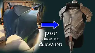 MAKING AN URUK HAI ARMOR  | PART 2/3 | The PVC Plate