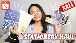STATIONERY HAUL FROM SHOPEE (Super Affordable!) ❤︎ | Emmy Lou
