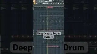 Deep House Drum Patterns are easy to make, FL Studio