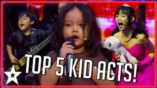 Top Five Kid Auditions from Indonesia's Got Talent 2023!