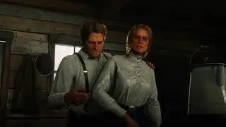Red Dead Redemption 2 / Model Swap / Arthur and Sadie hug