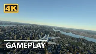 Boeing F/A-18 Super Hornet Full Flight | Microsoft Flight Simulator Xbox Series X 4K