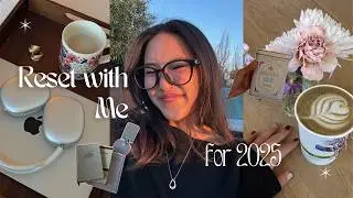 RESET WITH ME: 2025 goals, cooking, selfcare & getting back into routine⋆˙⟡♡