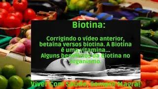 Biotina e seus benefícios para nosso organismo!! Alimentos ricos Em Biotina.