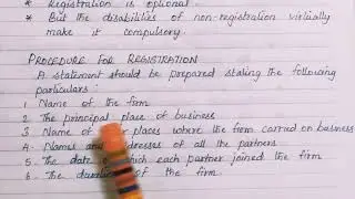 PROCEDURE FOR REGISTRATION OF PARTNERSHIP FIRM (Tamil)