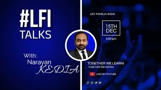 Getting Candid with Mr. Narayan Kedia. @nihshank0204