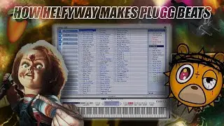 HOW HELFYWAY MAKES PLUGG BEAT / HOW TO MAKE PLUGG TYPE BEAT (