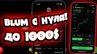 Новый проект BLUM: возможно ли начать с нуля и вывести 1000$?