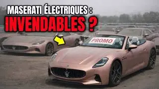 MASERATI OBLIGÉ DE BRADER SES VOITURES ÉLECTRIQUES !