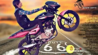 Bike Stunt || WHELLIE || Editz || Picsart Editing Tutorial || SaGar Editz ||