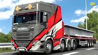 Scania 540R - Euro Truck Simulator 2 4k gameplay 