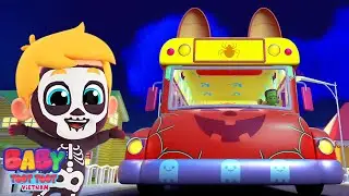 Baby Toot Toot - Bánh Xe Halloween Trên Xe Buýt + Nhạc Mầm Non Vui Nhộn Hơn Cho Trẻ em