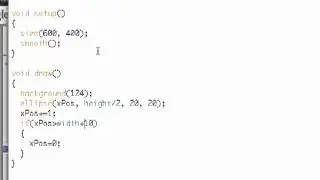 Introduction to Processing: Simple Animation