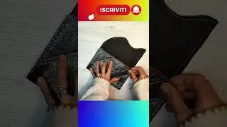 Tutorial Porta Foglio Multi Tasche Faidate Facile in 5 minutiti #shorts #inlaboratoriodallasamu #diy