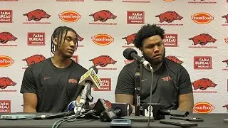 Taylen Green, Cam Ball postgame press conference - Oklahoma State 39, Arkansas 31 (2OT)