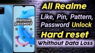 Realme Password Remove ! How To Realme Password Unlock || Realme Pin,Password Reset