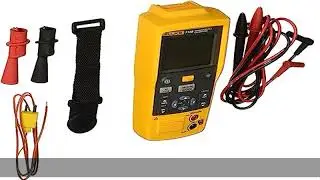 Fluke 714B Thermocouple Calibrator, Yellow/Brown/Black/Red