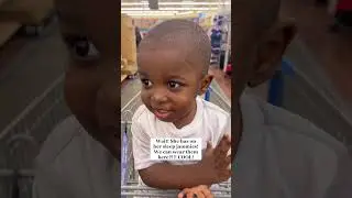Target Baby Goes To Walmart! 😂😂😂 #babies #toddlers #walmart